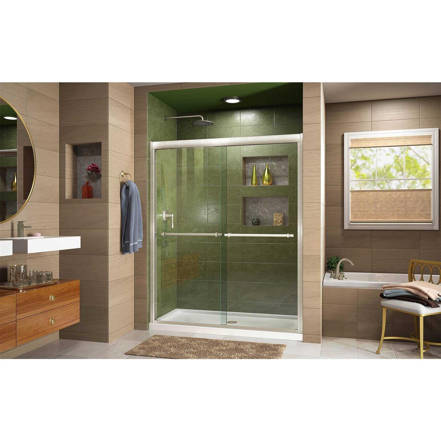 DreamLine SHDR-1260728-04 Duet 56-60 W x 72 H Bypass Sliding Shower Door - Shop Hardware Tools Online Store