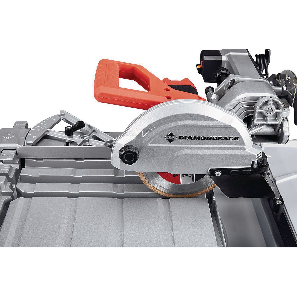 DIAMONDBACK 10 Amp, 7 in. Wet Tile Saw with Sliding Table