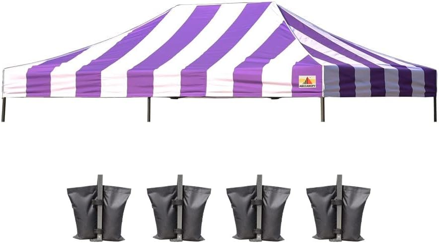 ABCCANOPY Replacement Canopy Top for Pop Up Canopy Tent (10x10, White)