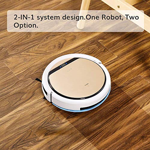 ILIFE V5s Pro Robot Vacuum and Mop Combo, Slim, Automatic Self-Charging Robot Vacuum Cleaner, Daily Schedule, Ideal for Pet Hair, Hard Floor and Low Pile Carpet