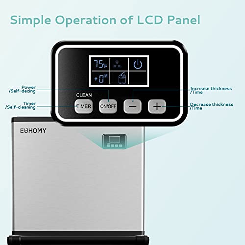 EUHOMY Commercial Ice Maker Machine
