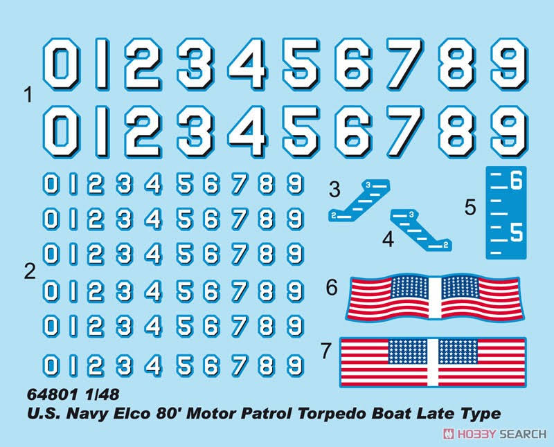 U.S. Navy Elco 80 Motor Patrol Torpedo Boat Late Type (Plastic Model)