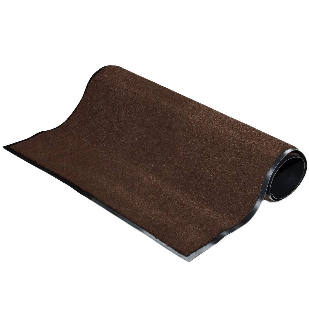 Cactus Mat 1462M-B46 Catalina Premium-Duty 4& x 6& Brown Olefin Carpet Entrance Floor Mat - 3/8x22 Thick
