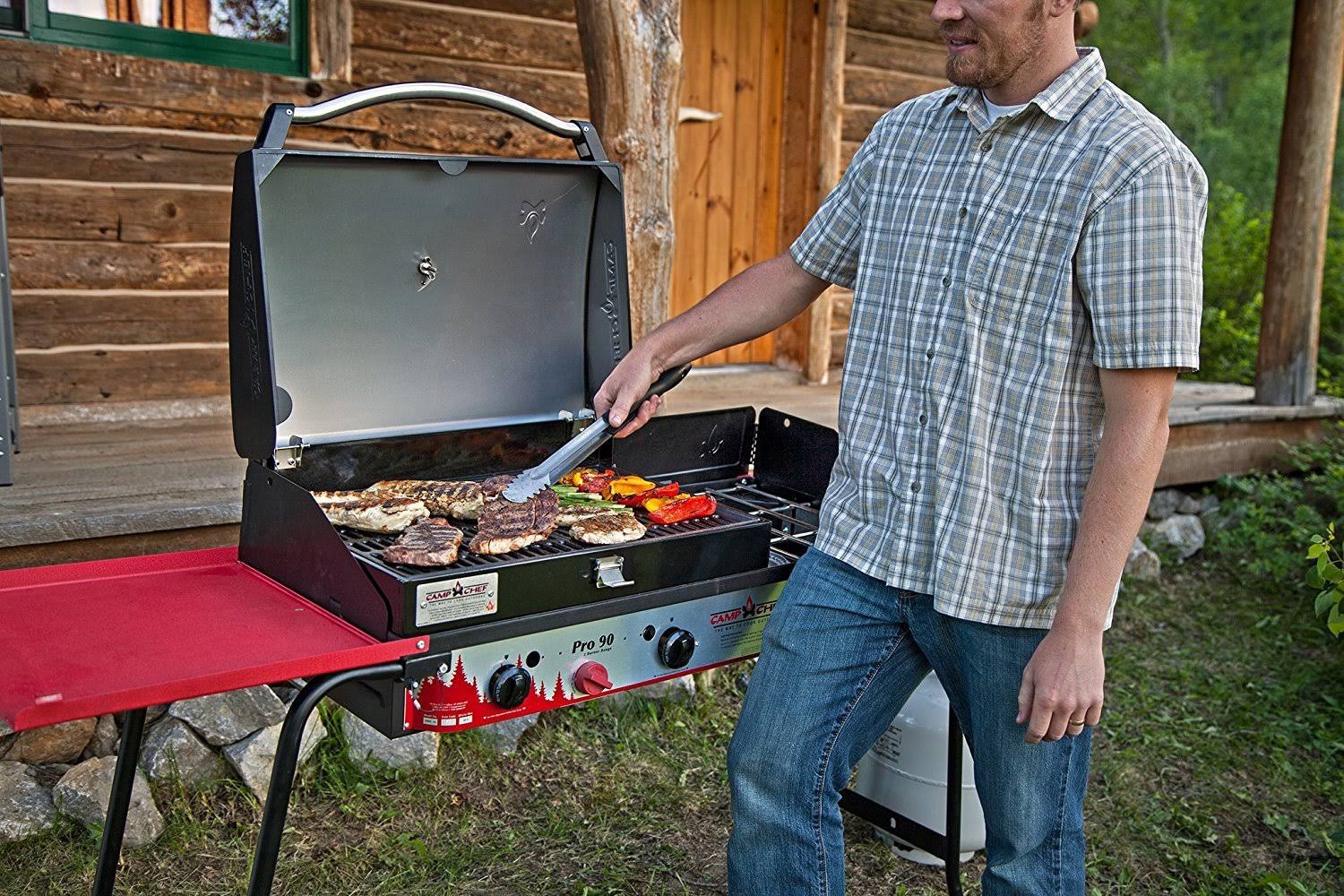 Camp Chef Professional Barbecue Grill Box for 3 Burner Stove