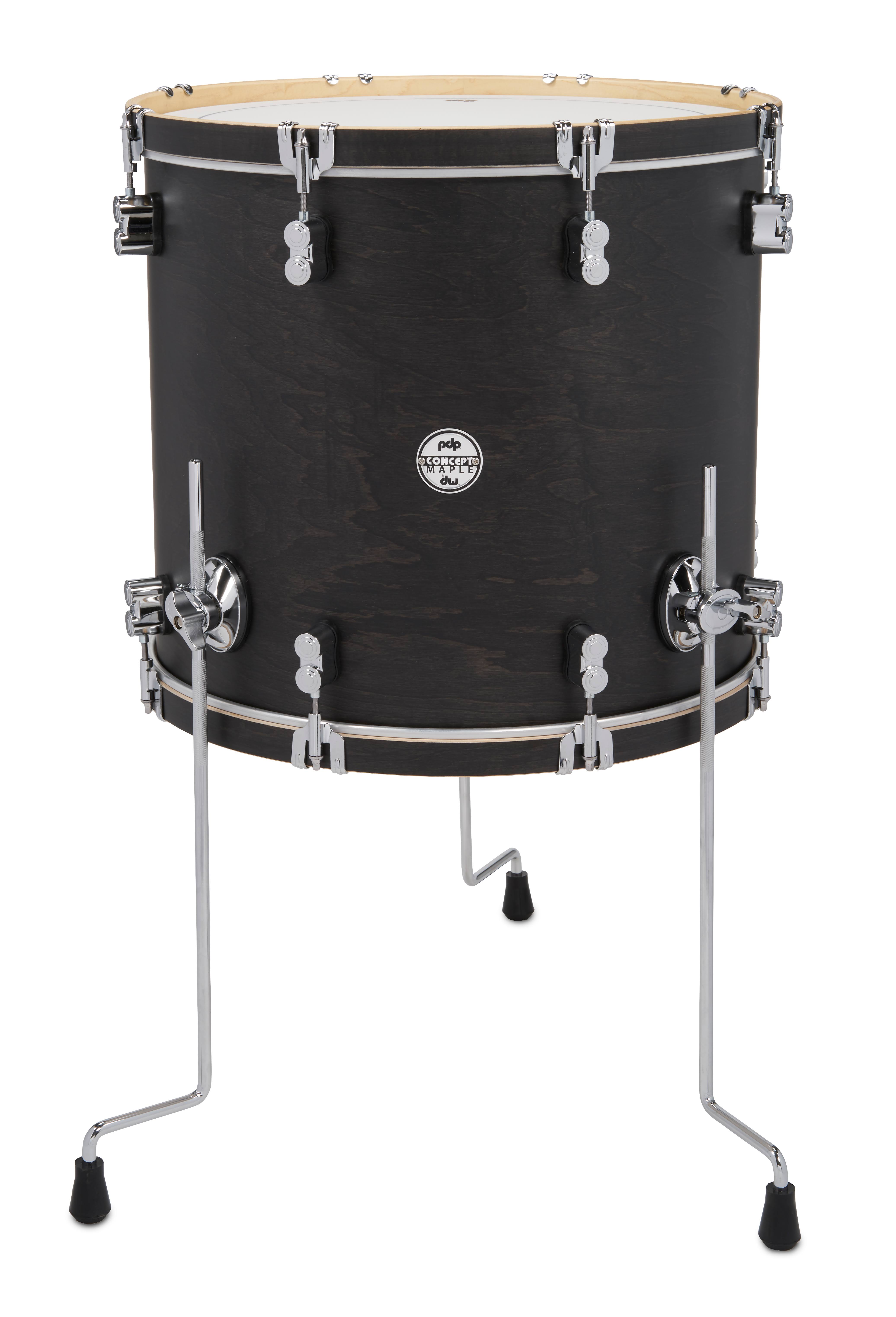 PDP Concept Classic 16x18 Floor Tom Ebony Stain