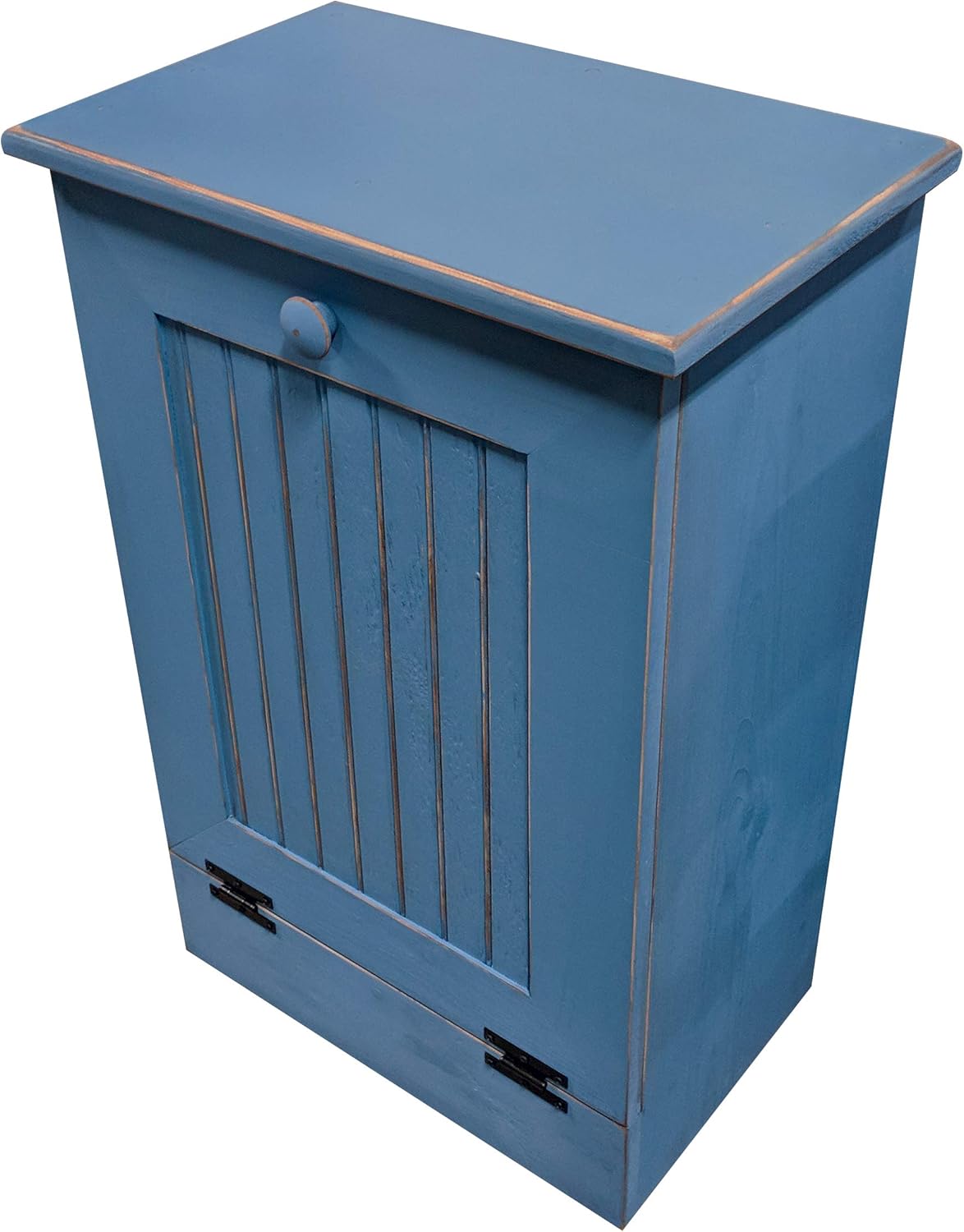 Tilt Out Wooden Trash Cabinet (Solid - Cottage White)