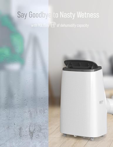 Air Conditioner Portable for Room, 8000 Btu Personal Air Conditioner 4-In-1 Portable Ac Unit With Fan, Dehumidifier & Sleep Mode, Small Portable Air Cooler for Room Cooling Up to 350sq.Ft, White