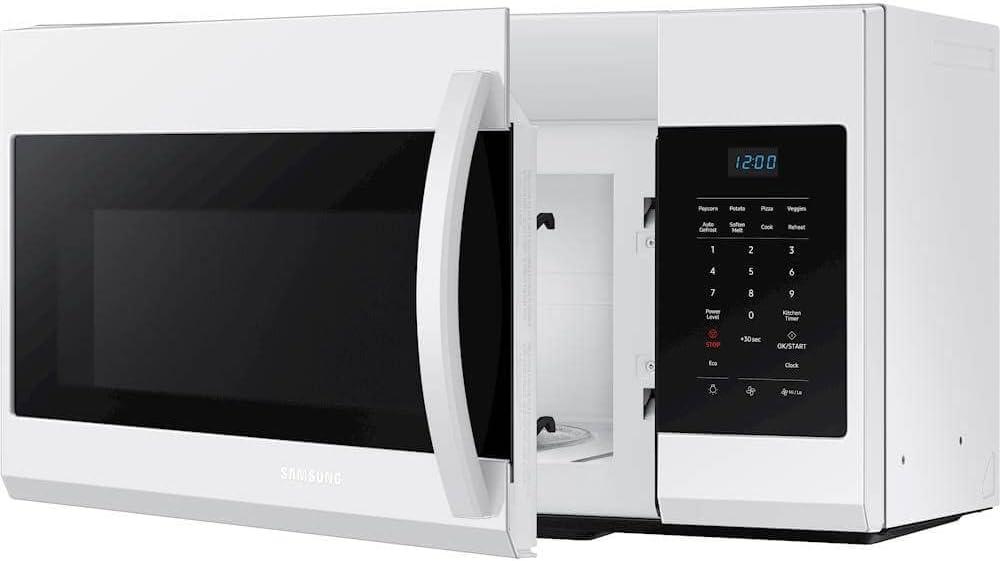 Samsung 1.7 Cu. Ft. White Over-The-Range Microwave
