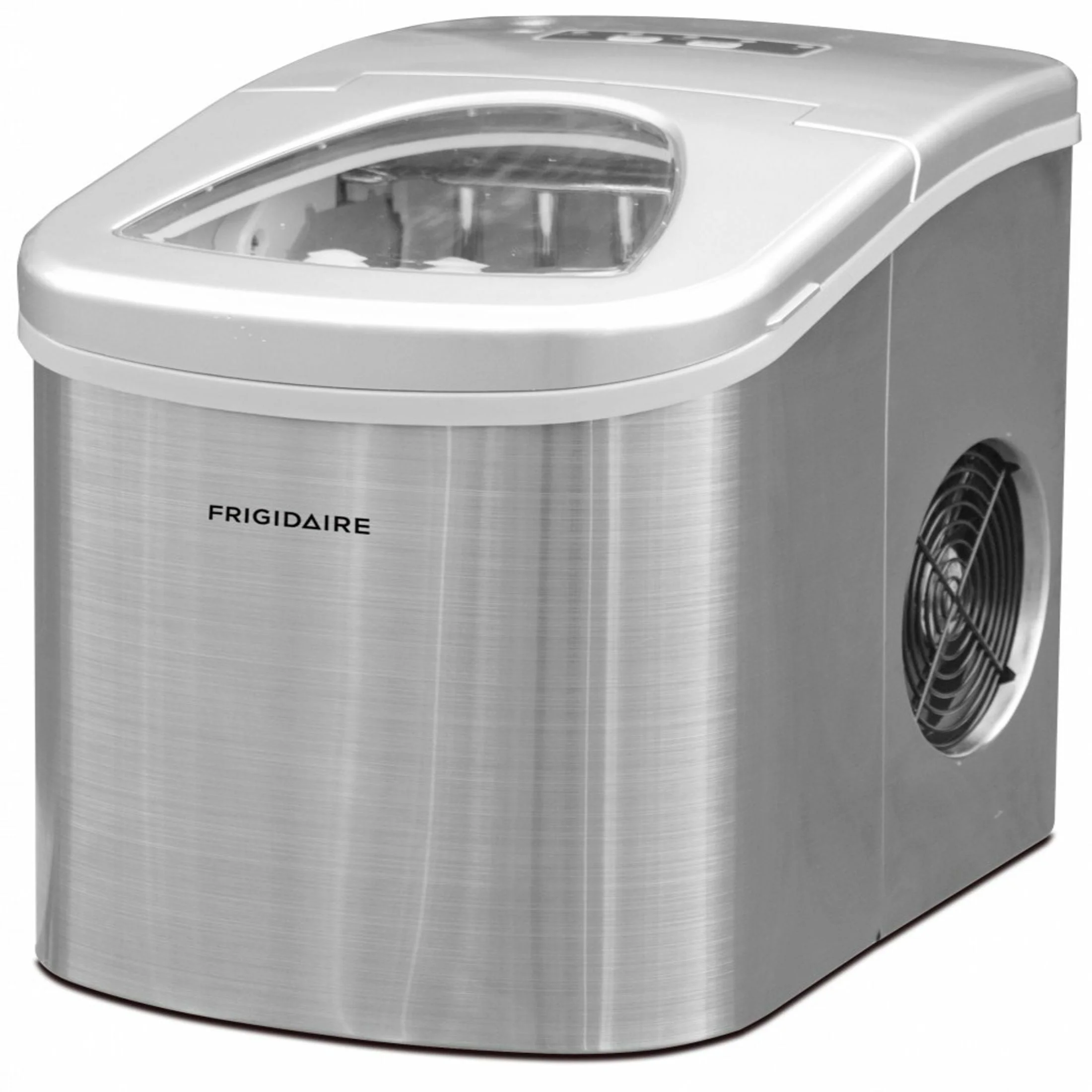 Frigidaire 26 lb. Countertop Ice Maker (Ice Nuggets) EFIC117-SS, Black Stainless Steel