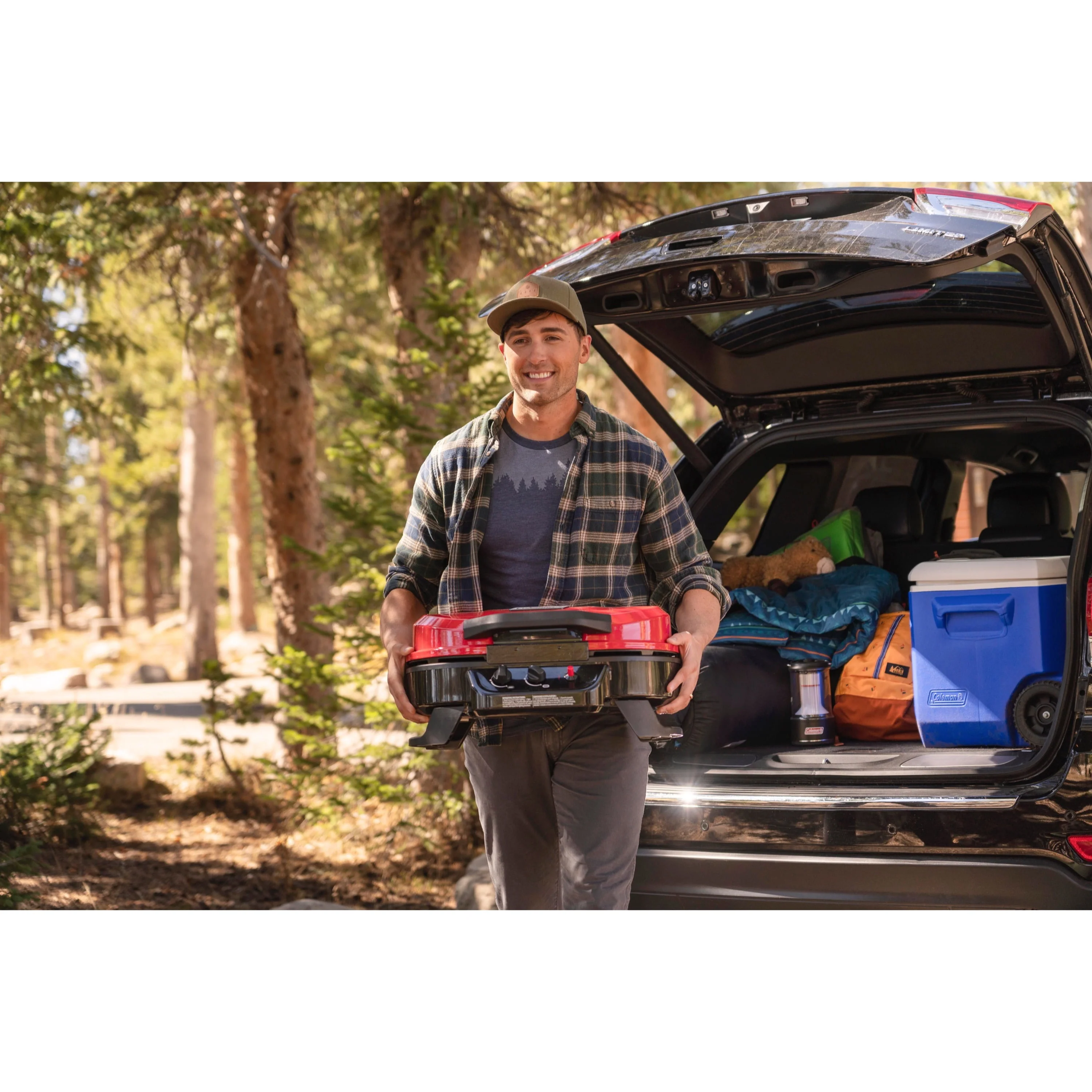 Coleman Roadtrip 225 Tabletop Propane Gas Grill, Black