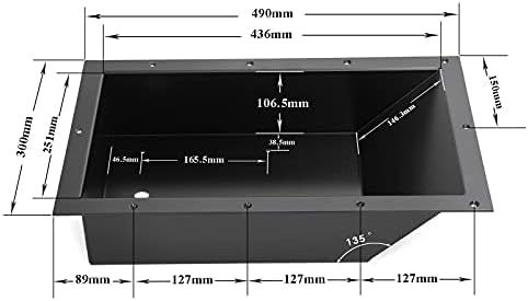 Recessed Boat Trolling Motor Pan, Trolling Motor Foot Pan, Applicable To Most Size- matched Trolling Motor Foot Pedal Pan, Replaces Minn Kota 100RTMP