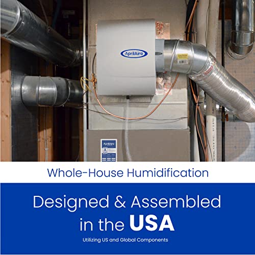 AprilAire 600 17-gal. Whole-House Large Bypass Evaporative Humidifier with Automatic Digital Control for up to 5,000 sq. ft.