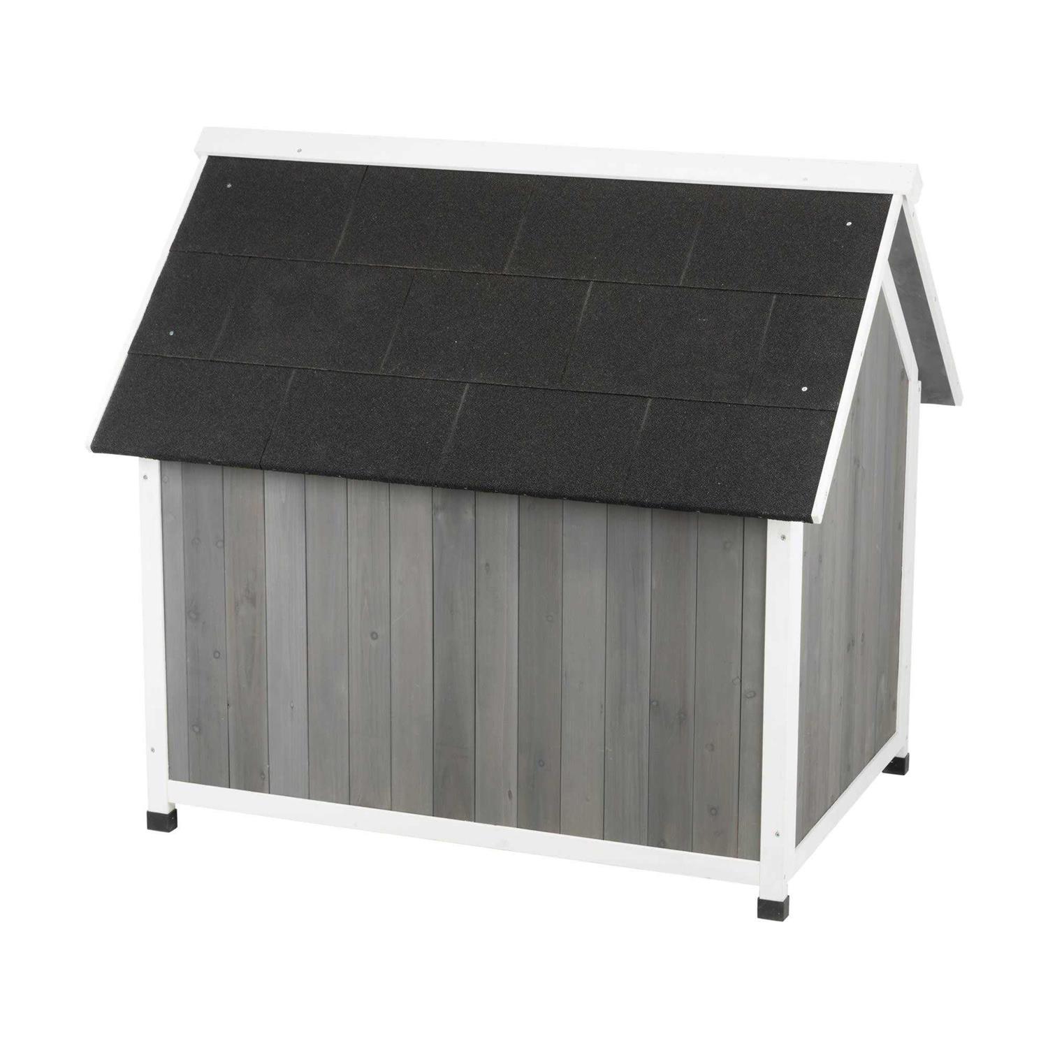 Trixie Pet Natura Barn Style Dog House Gray - Pet Supplies online store