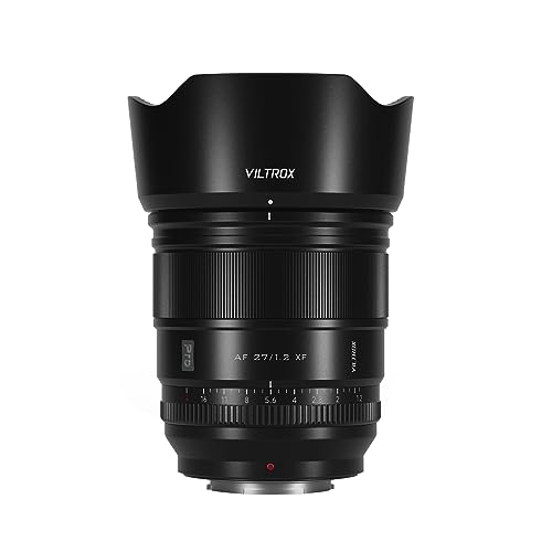 VILTROX Pro 27mm f/1.2 F1.2 XF Fuji for Fujifilm X Mount Lens,27mm APS-C X Lens for Fuji X-T5 X-H2S X-S20 X-T4 X-S10 X-T200 X-T30 II X-H1 X-T30 X-A7 X-Pro3 X-E4 X-T2 X-Pro2
