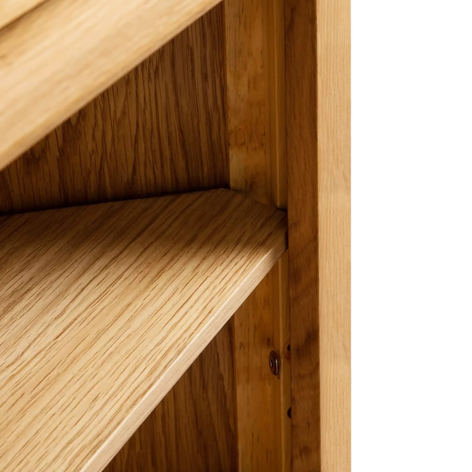 Corner Cabinet 23.2"x14.1"x70.8" Solid Oak Wood