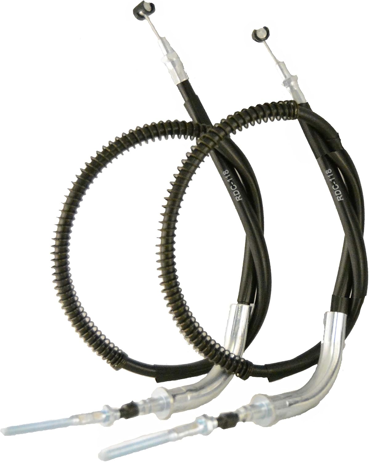 Front Brake Cables fit Yamaha Timberwolf YFB250 4x4 1994-1999 Upper and Lower Pack of 2