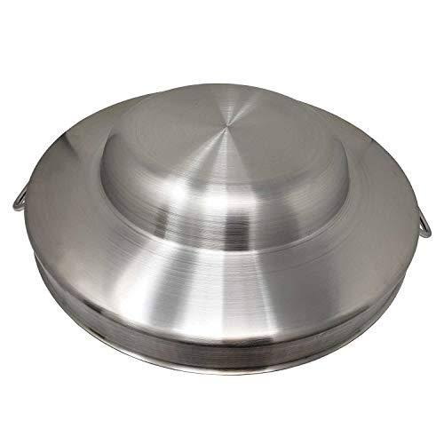Large 3 in 1 Mexican Style Concave Comal Stainless Steel 22x22 Set with Propane Burner Stove u0026 Heavy Duty Metal Cast Iron St