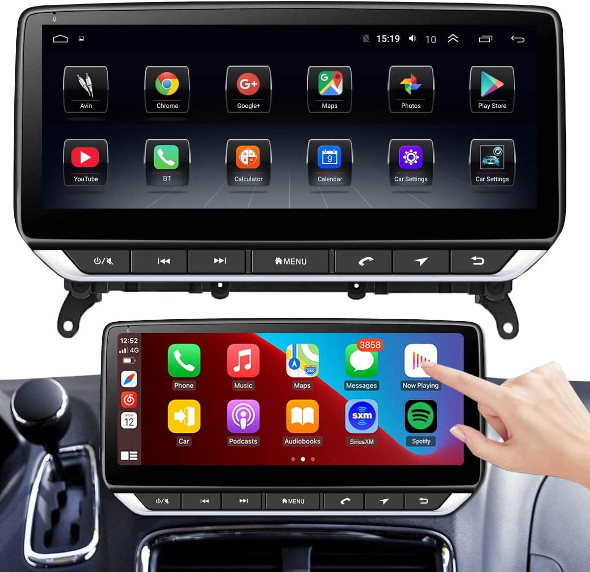 Radio for Dodge Grand Caravan Android Stereo 2008-2020 IPS 10.25inch Touch Screen 4G RAM 64G ROM Build in Wireless carplay 4G LTE Free Camera