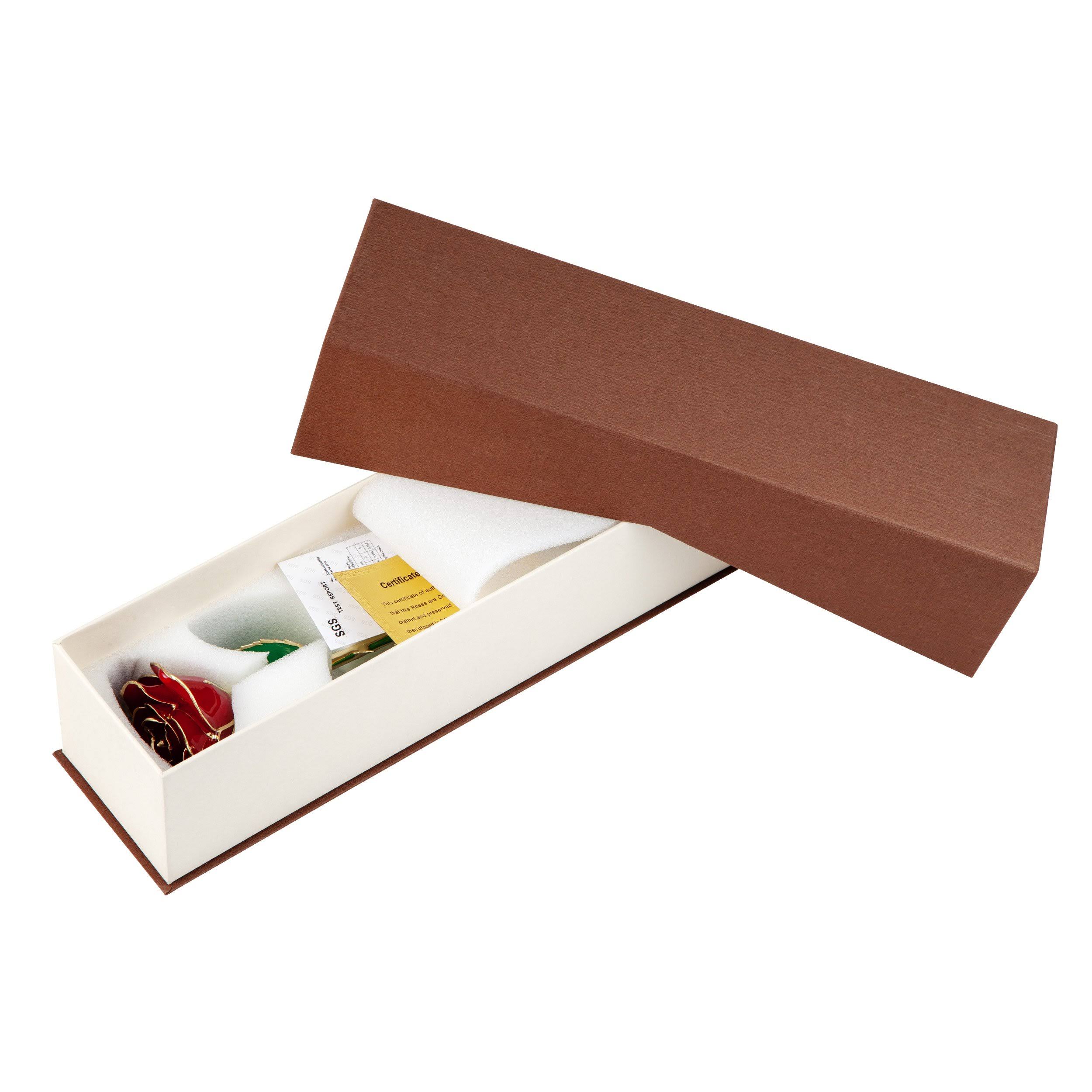 24K Gold Dipped Laquered Rose - Sunshine Yellow