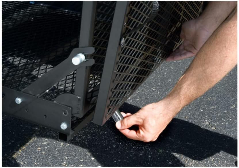 Draw-Tite Hitch Mount Cargo Carrier Accessory | Loading Ramp | 32.75Iin x 31.25in w/ 5.5 | Black Powder Coat