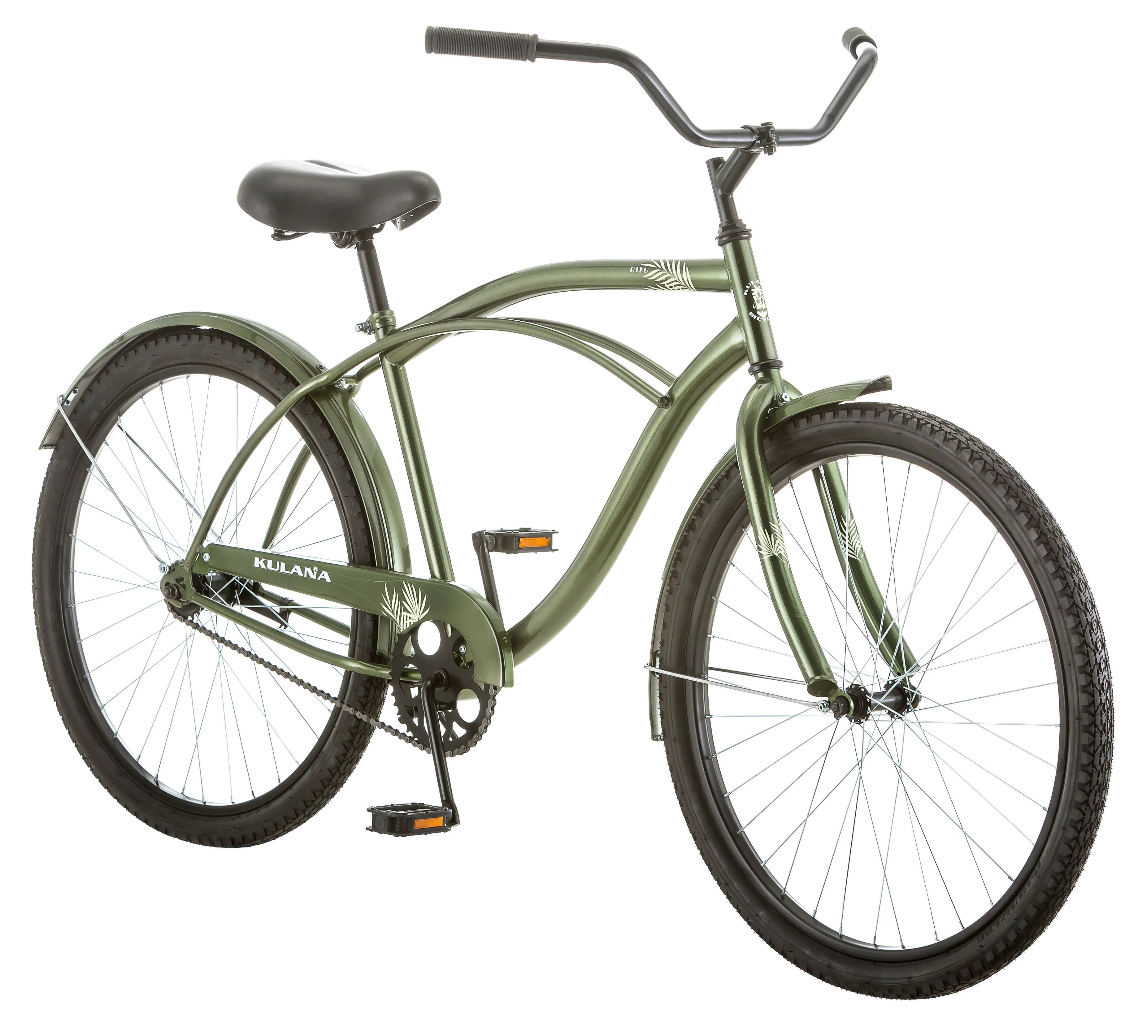 Kulana Men's Cruiser Bike-Color:Green,Style:26 - Men's Cruiser