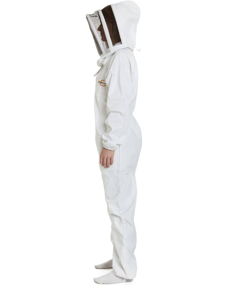 Natural Apiary Apiarist Beekeeping Suit - Polycotton - Non-Flammable Fencing Veil - Total Protection Camouflage / M