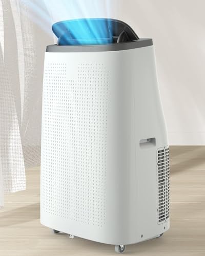 Air Conditioner Portable for Room, 8000 Btu Personal Air Conditioner 4-In-1 Portable Ac Unit With Fan, Dehumidifier & Sleep Mode, Small Portable Air Cooler for Room Cooling Up to 350sq.Ft, White