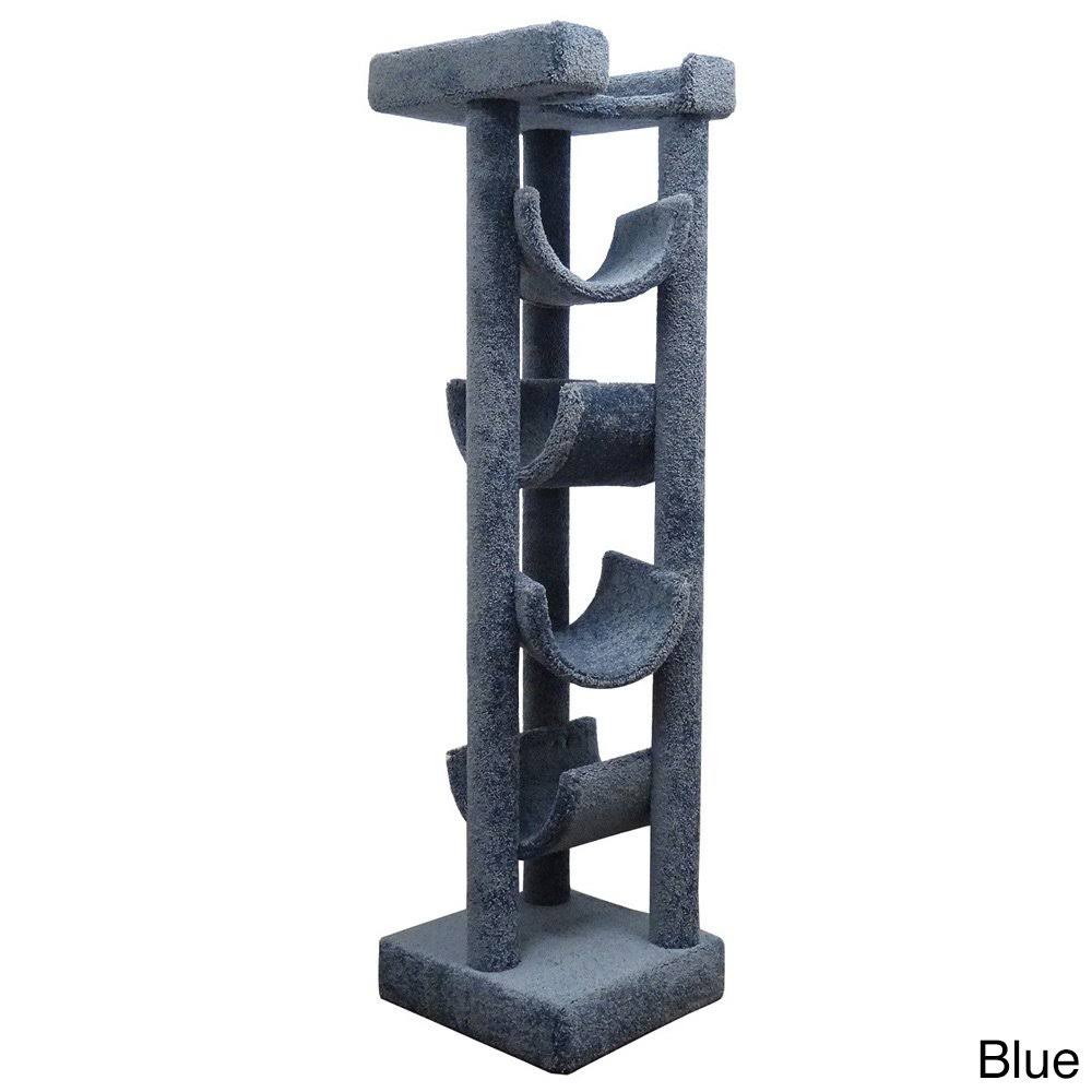 New Cat Condos 6& Skyscraper Cat Tree (Beige)