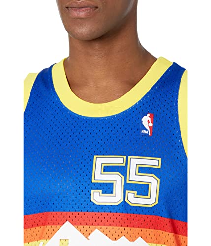 Mitchell & Ness mens Nba Swingman Road Jersey Nuggets 91 Dikembe Mutombo