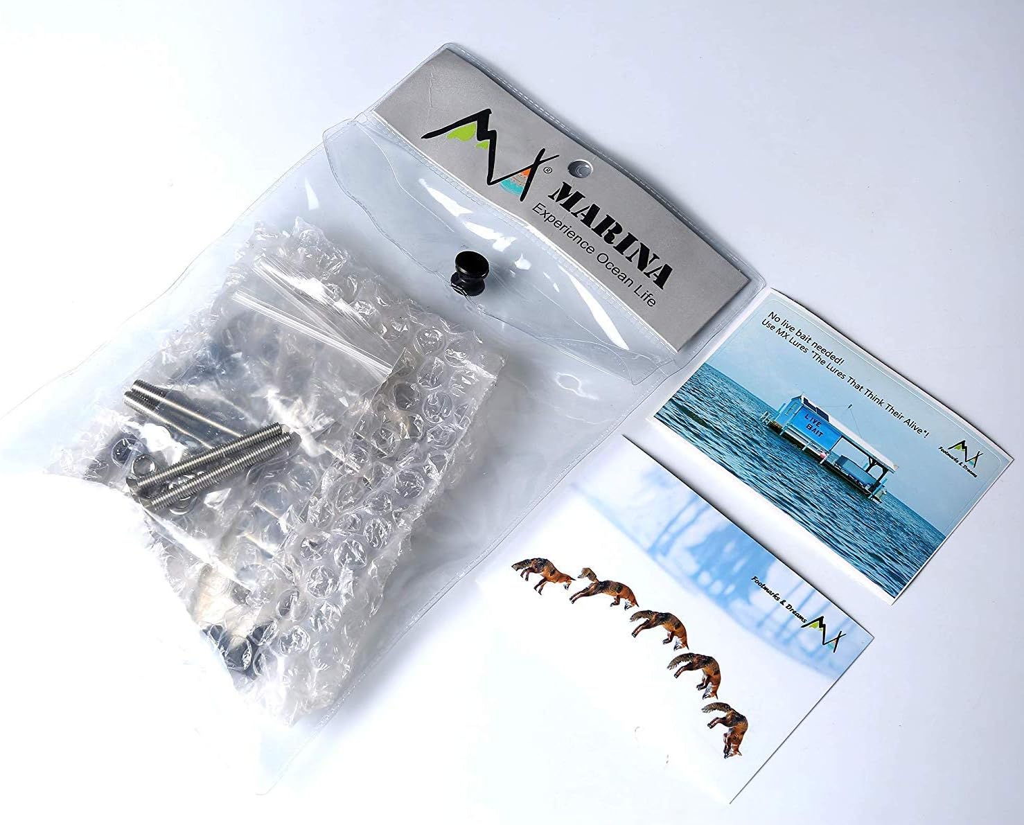 MX 4-1/2" Folding Cleat,316 Stainless Steel Boat Dock Flip Up Cleat with Fastener Pack of 4 Pack of 2