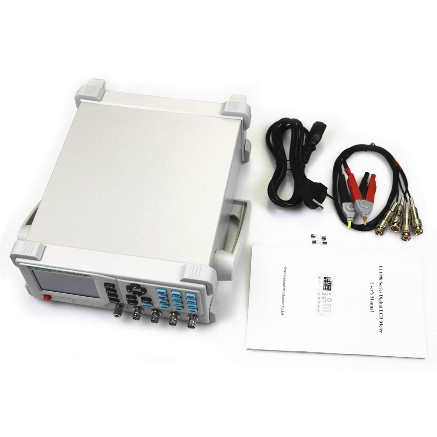 East Tester Digital Bench LCR Meter ET1090A Capacitance Resistance Inductance Measure LCR Digital Bridge Accuracy 0.1% 100hz~10KHZ Bandwidth Desktop Digital LCR Bridge