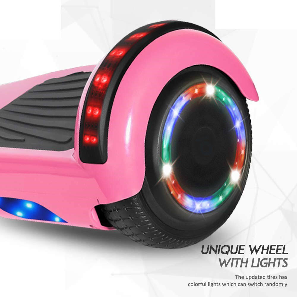 GlareWheel Self Balancing Scooter Hoverboard Bluetooth Light Up Wheel