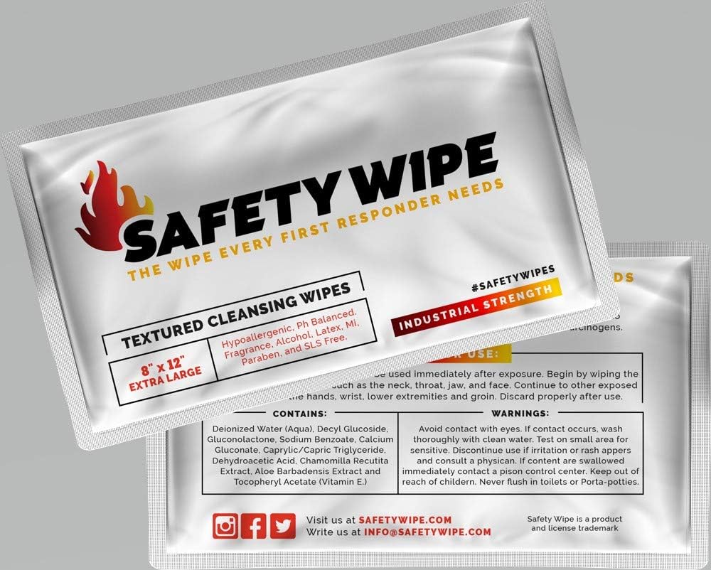 SAFETYWIPE Individually Wrapped Decon Cleaning Wipe 150/CASE Pack of 2