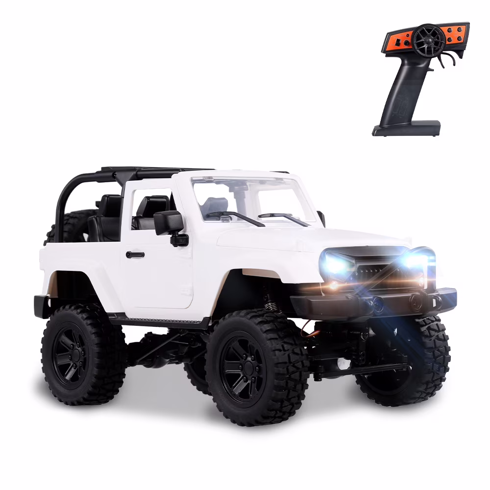 Abody F2 RC Car 1/14 Scale Remote Control Truck Convertible 4WD 2.4GHz Off Road RC Trucks 30km/h High Speed Vehicle Crawler with LED Light RC Racing Car for Kids Adults