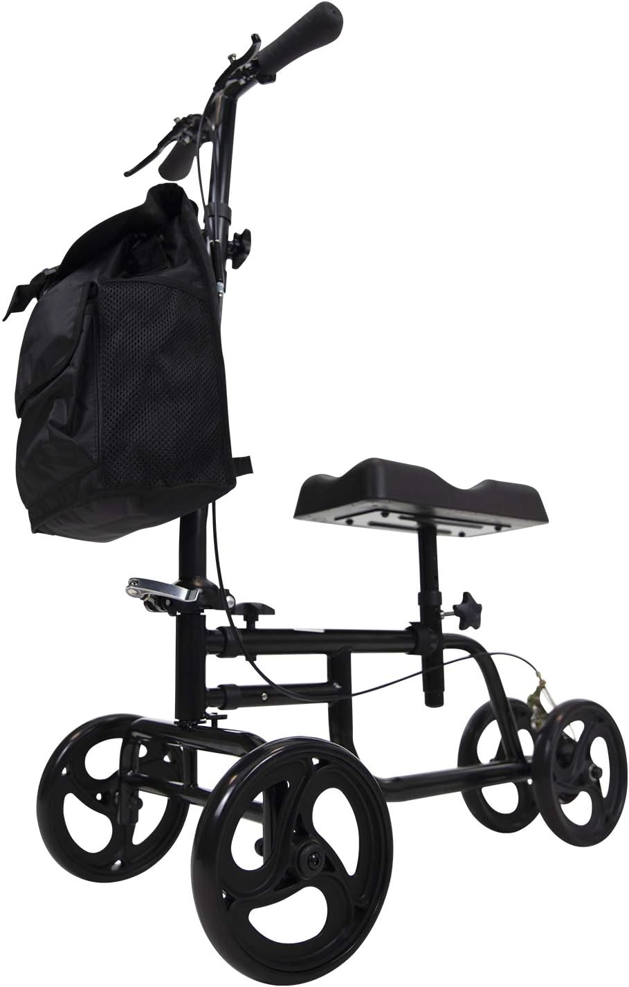 Vive Mobility Knee Scooter Walker for Foot Injuries - Adult Broken Leg Crutch Cart Roller for Surgery, Broken Foot, Ankle Injury - Kneeling Rolling Steerable Seated Wheel Sling Equipment Scooter