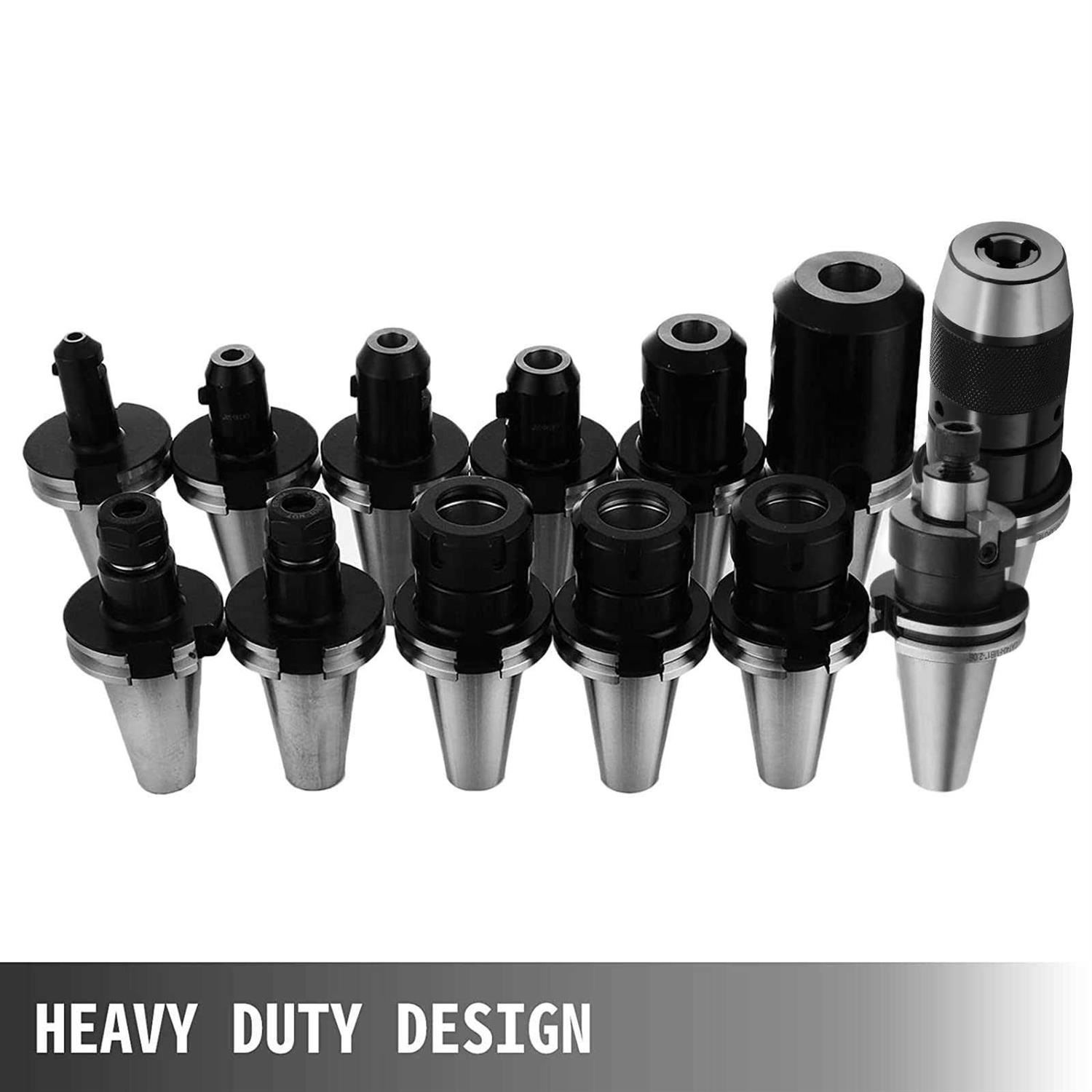 VEVOR Collet Set CAT40 ER32 CAT40 ER16 Spring Steel Collet Chuck Tooling Package for Milling Machine - Shop Hardware Tools Online Store