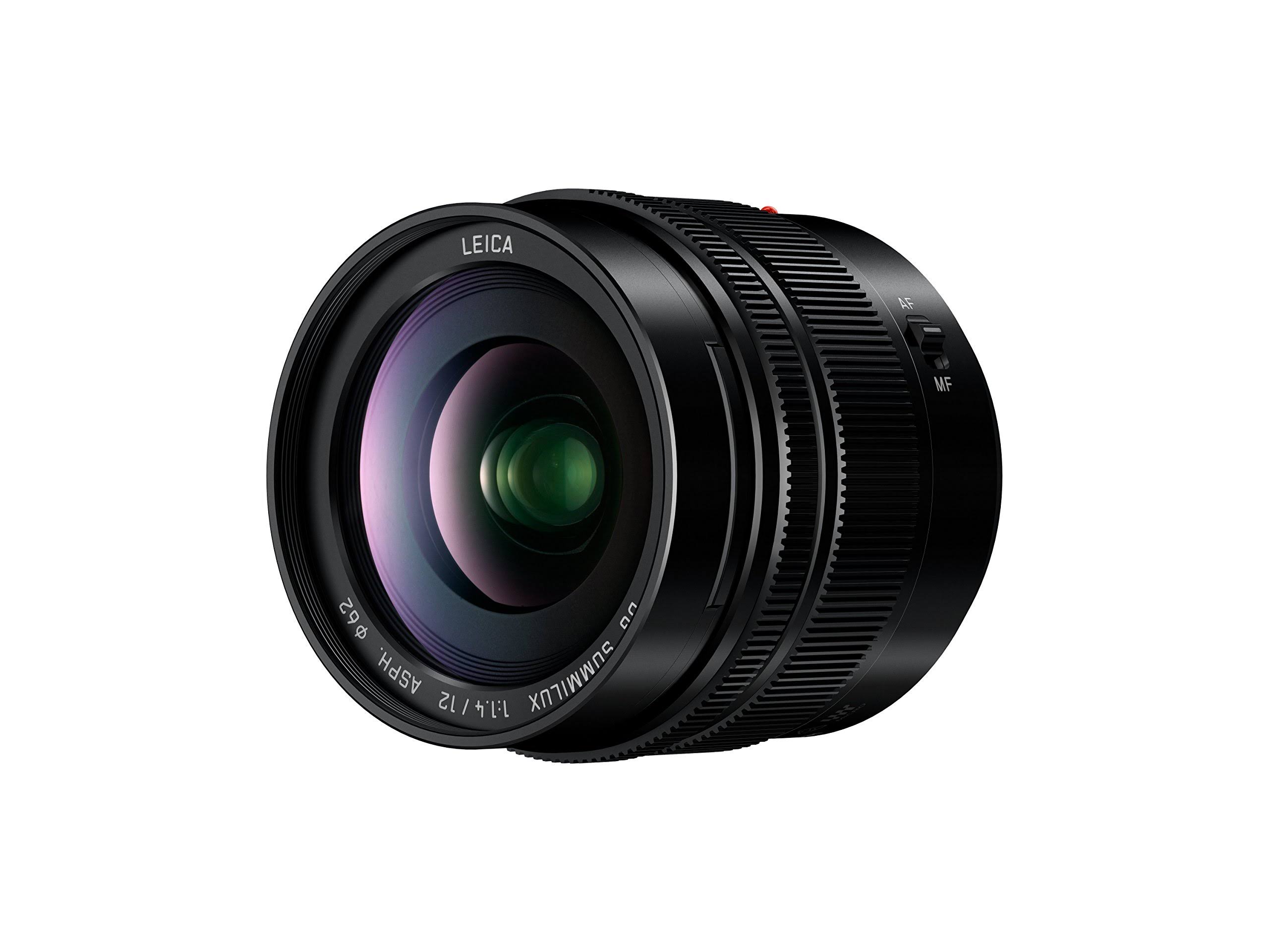 Leica DG Summilux Lens for Micro Four Thirds - 12mm-12mm - F/1.4 - Black