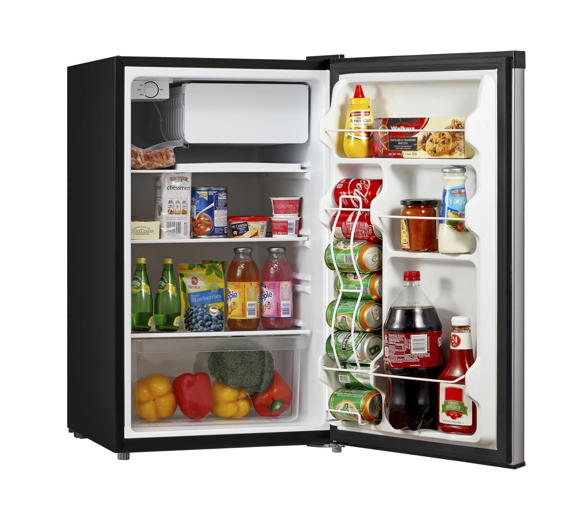 Arctic King 4.4 Cu ft One Door Mini Fridge ARM044S1ARSV, Stainless