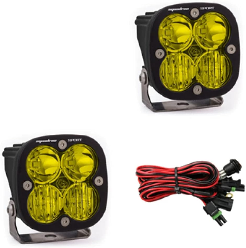 Baja Designs 55-57813 Amber Squadron Sport Pair LED Driving/Combo,1 Pack (BAJ557813)