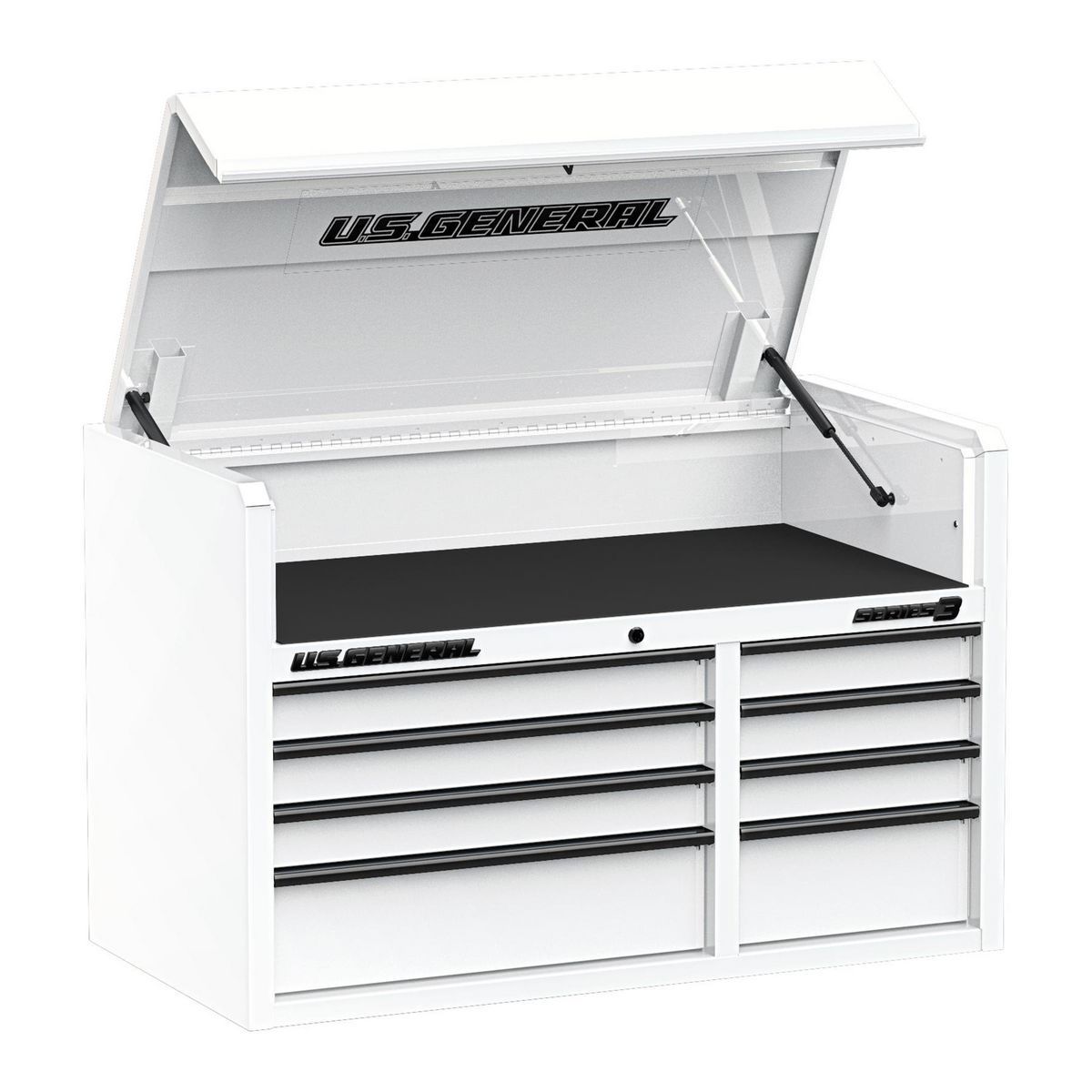 U.S. GENERAL 42 in. x 22 in. Top Chest, Series 3, Black