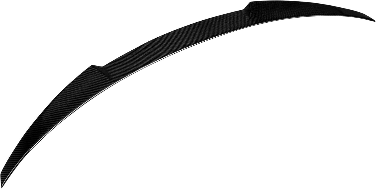 Mosion Auto Carbon Fiber Rear Spoiler for 2008-2014 Benz W204 C250 C300 C63 Coupe 2007-2014