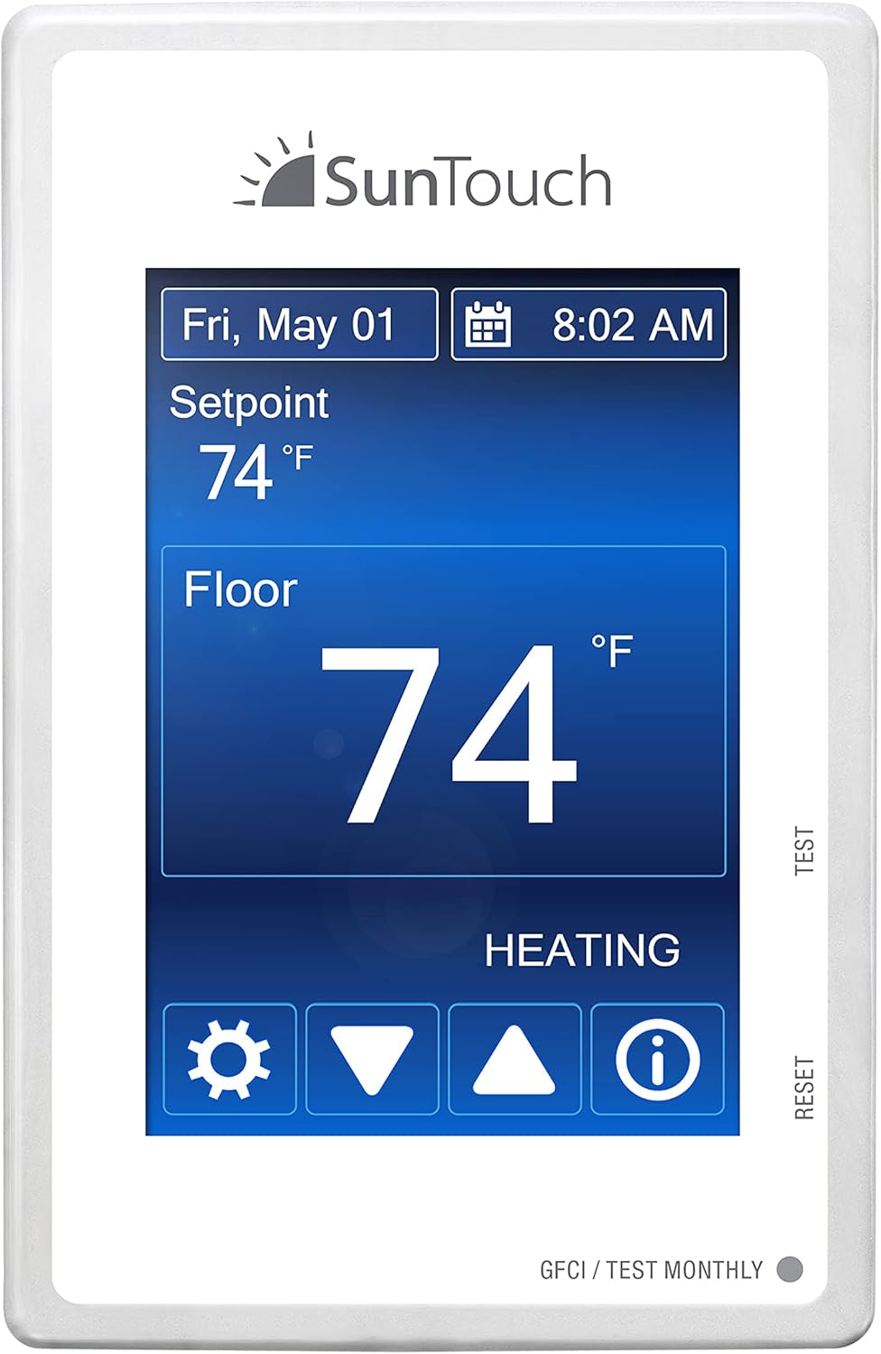 SunTouch Command Touchscreen Thermostat + Loudmouth Fault Monitor