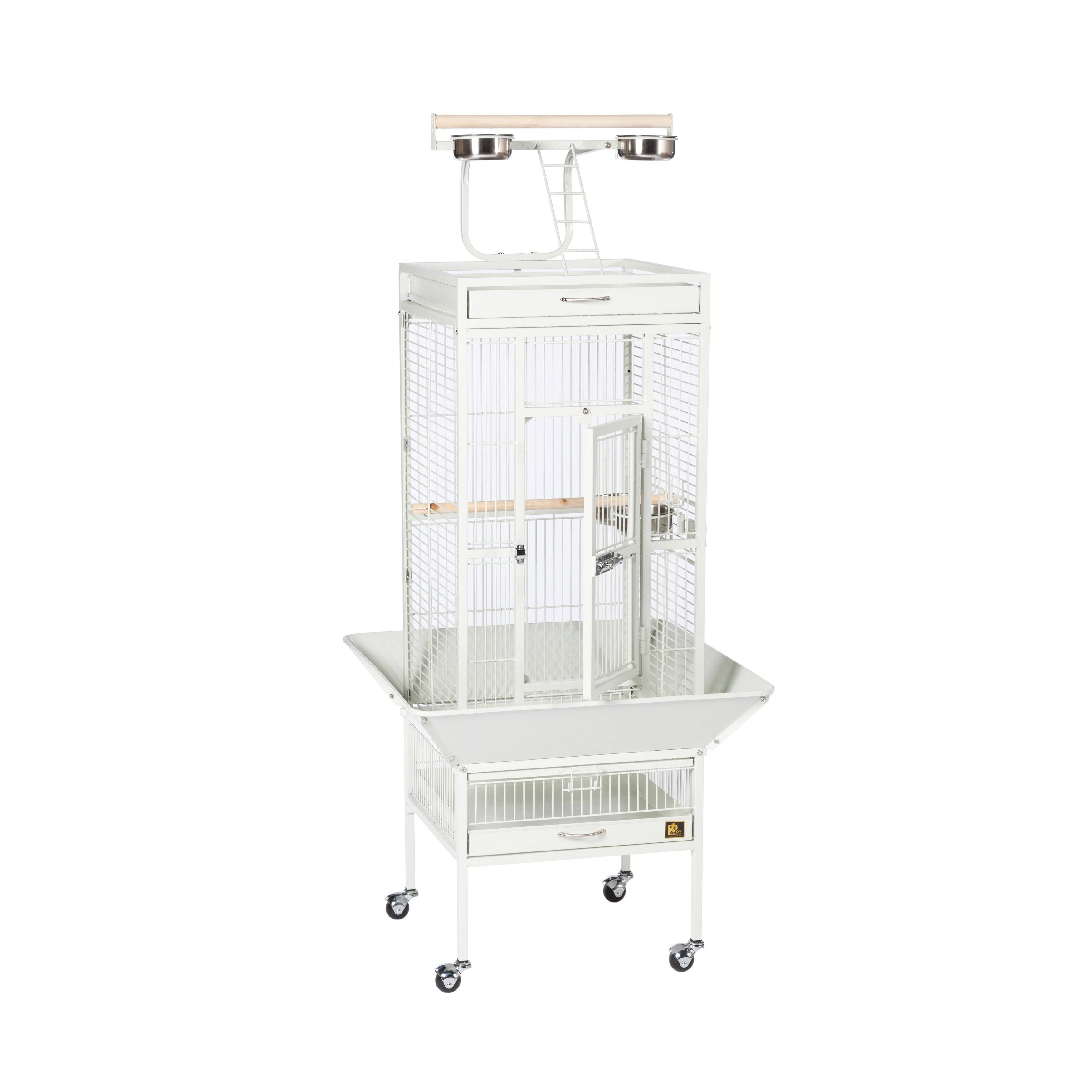 Prevue Hendryx Select Bird Cage, Wrought Iron, Pewter, S