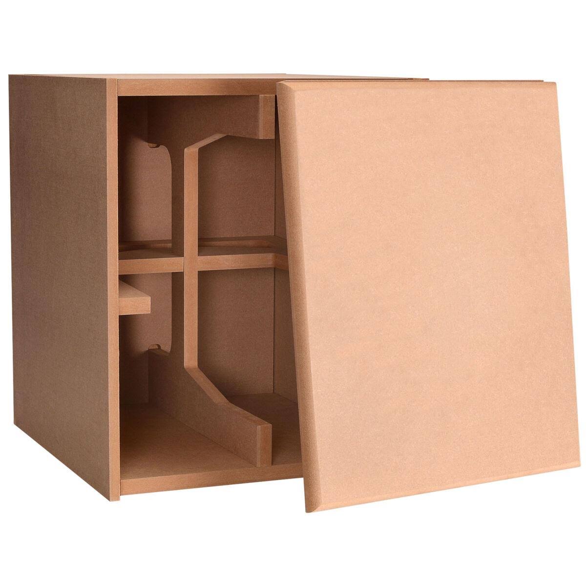 Denovo Audio Knock-Down MDF 2.0 Cu. ft. Subwoofer Cabinet