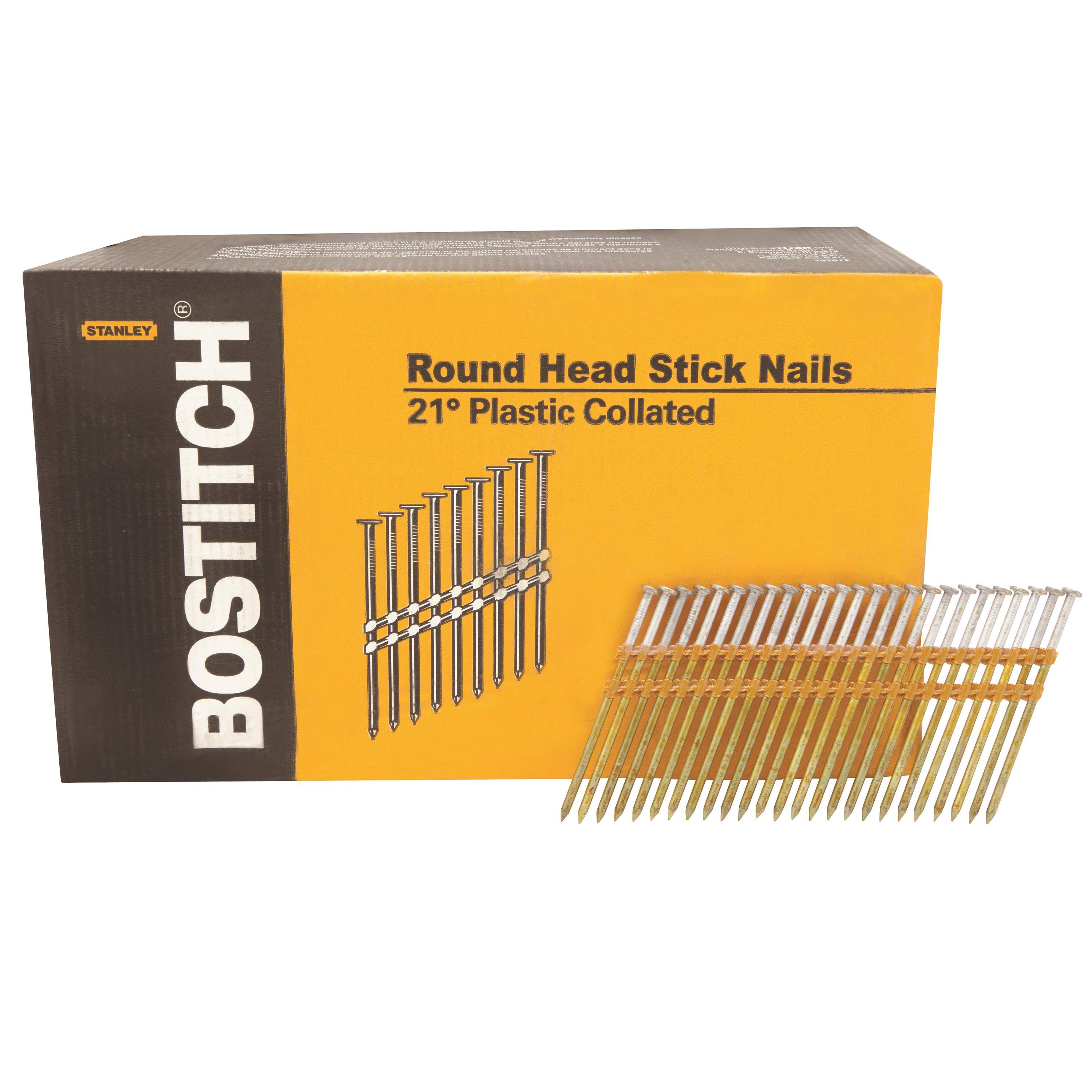 Bostitch Rh-s16d131hdg 3-1/2 inch Smooth Shank 21 Stick Framing Nails - 4000 count