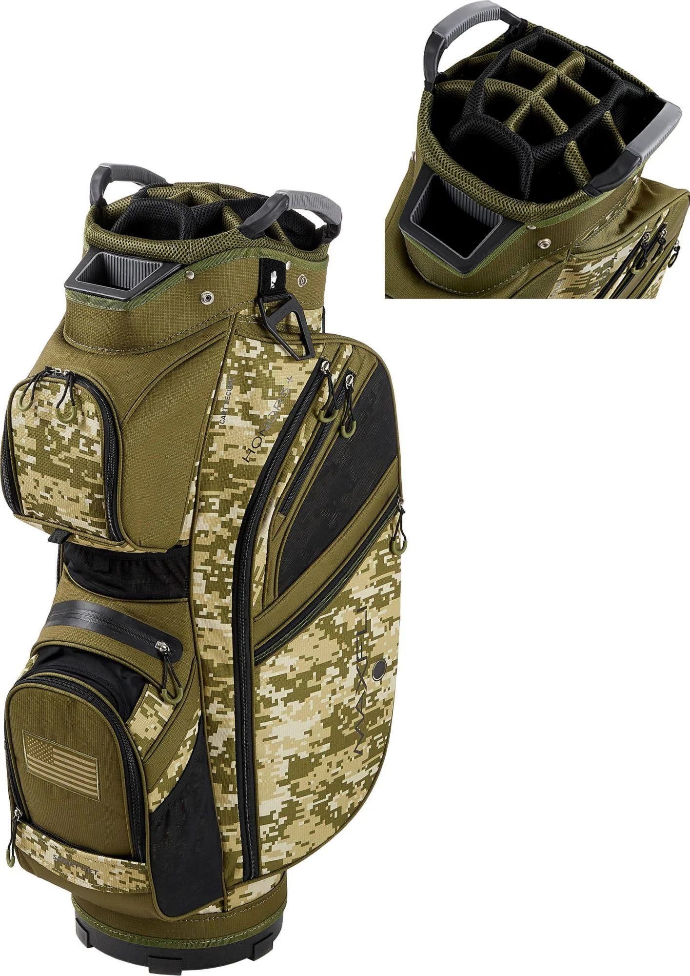 Maxfli 2019 Honors Plus Golf Cart Bag, Men&s, Green