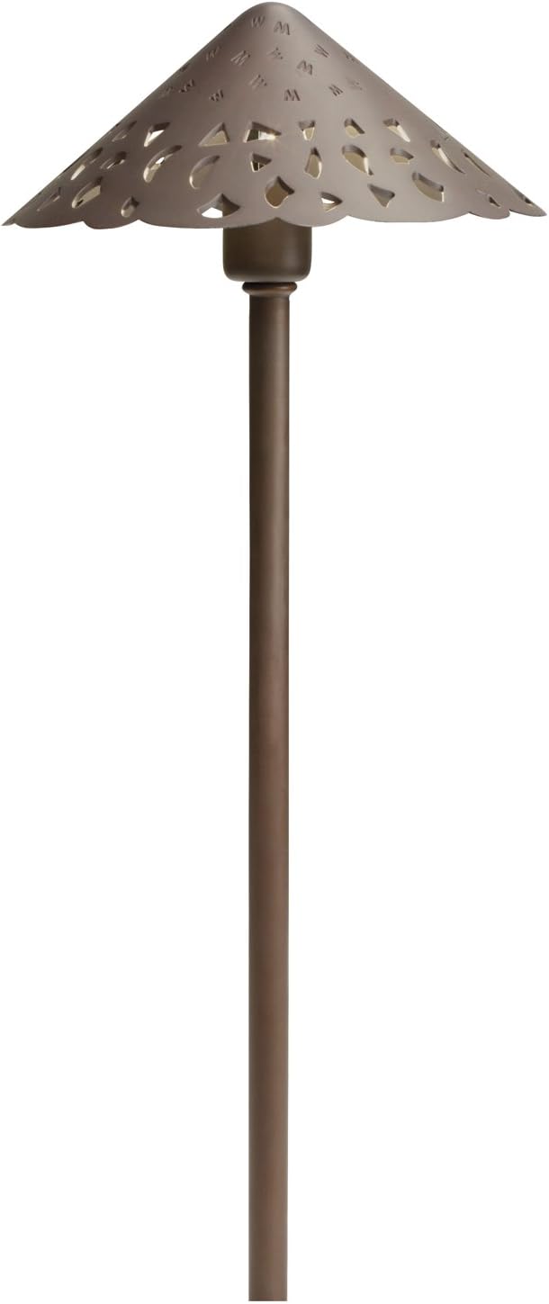 Kichler 15871TZT27 Cast Alum Hammered Roof, Textured Tannery Bronze