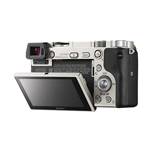Sony Alpha a6000 Mirrorless Digitial Camera 24.3MP SLR Camera with 3.0-Inch LCD (Black) w/ 16-50mm Power Zoom Lens (Renewed)