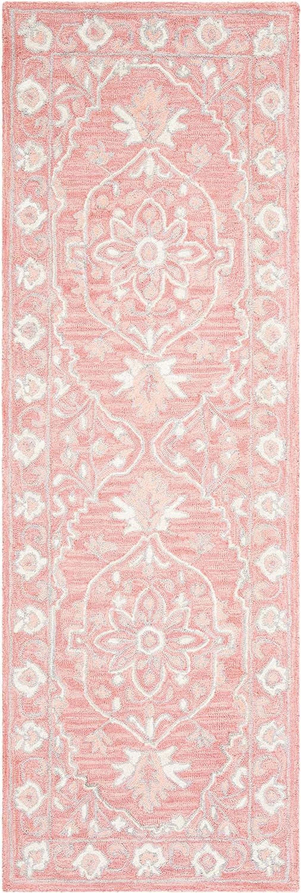 Collection Runner Rug - 2'3" X 7', & Ivory, Handmade Shabby Chic Wool, Ideal For High Traffic Areas In Living Room, Bedroom (MLP504U)