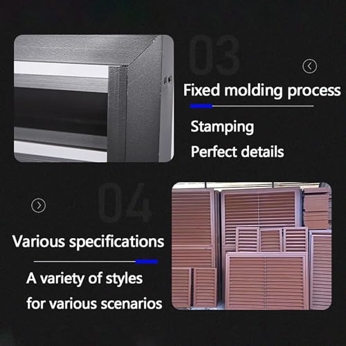 KAXLDHH Outdoor Air Conditioning Cover Aluminum, Privacy Screen Fence Panels, Trash Can Enclosure Flower Stand Ac Fence for Outside Unit, Condenser Protective Cover Pool Equipment Enclosure